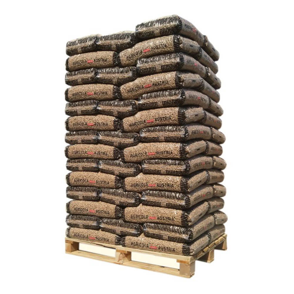 Agricola-Pellets – Palette mit 70 Säcken à 15 kg