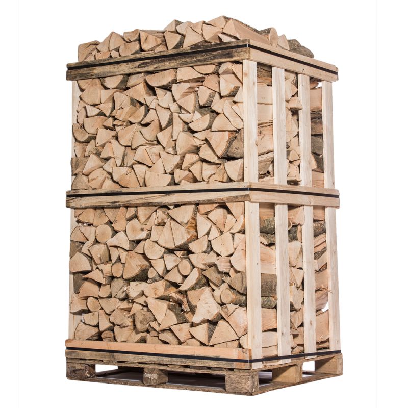 Premium-Brennholz 50 cm – Auf Palette, 2 m³ / 2,5 Ster