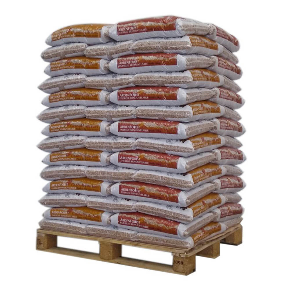 Ardenforest-Pellets – Palette mit 70 Säcken à 15 kg